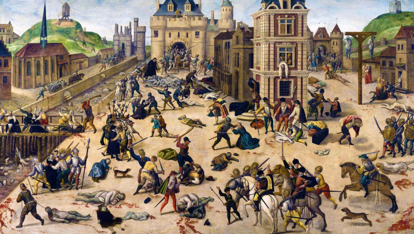 Na de Bloedbruiloft van 1572 lagen de straten van Parijs bezaaid met lijken