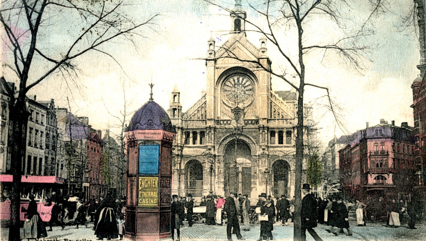 Brussel was toen nog een bruisende stad. Zo zag Brussel eruit in 1908 - in kleur!