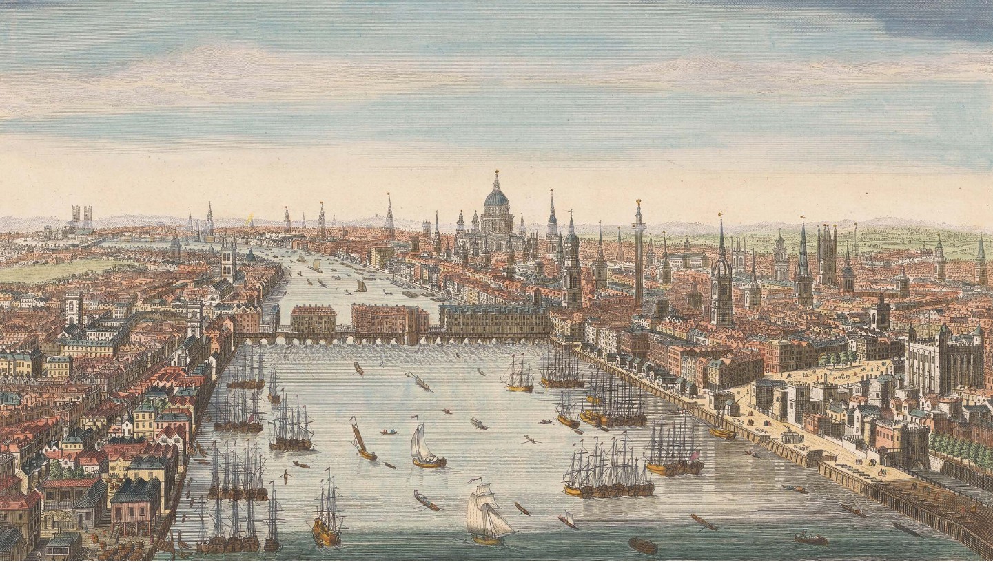 Bekijk: het allereerste panorama van Londen. Zo zag de Britse hoofdstad er in 1790 uit