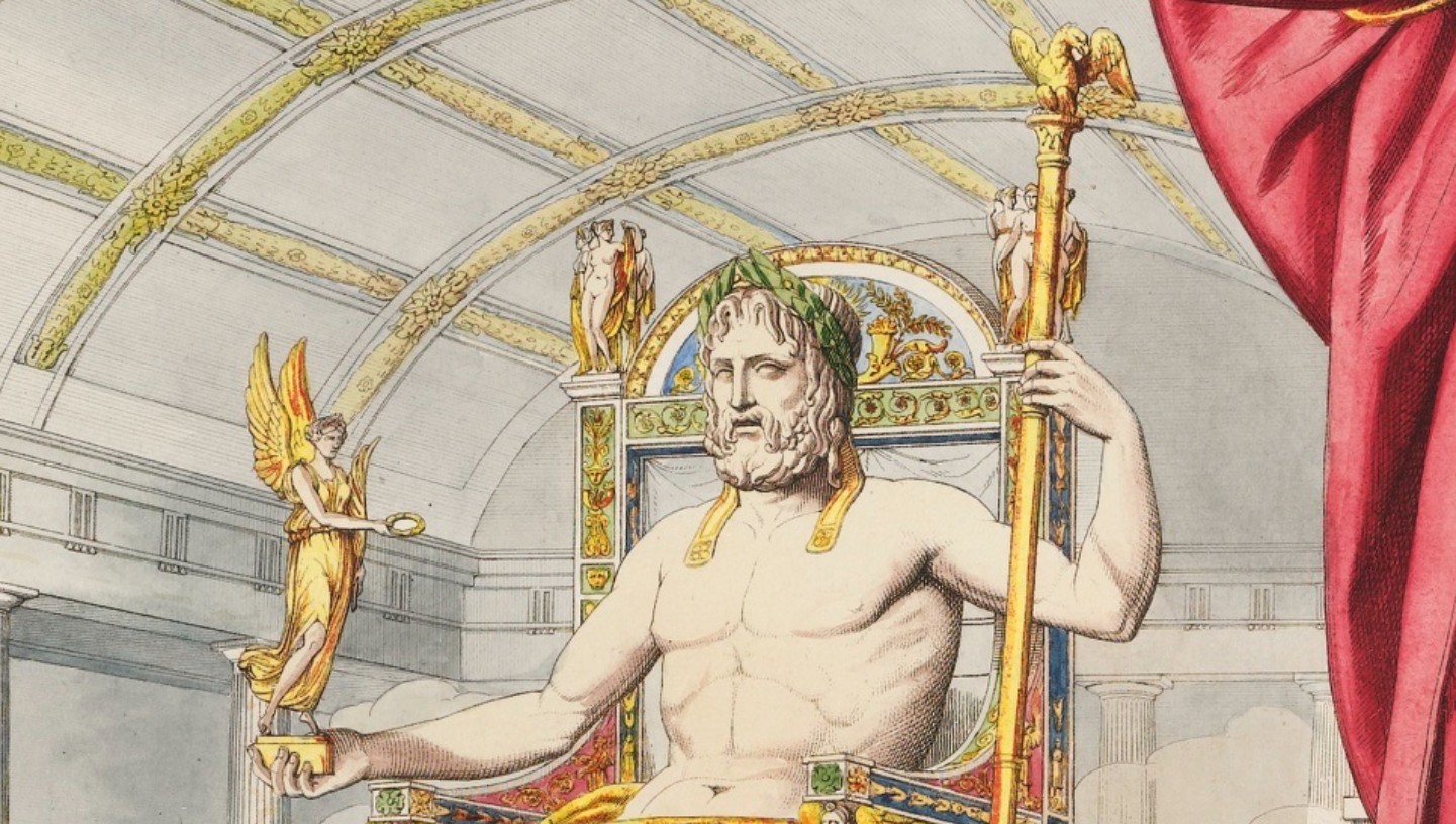 De zeven wereldwonderen: het beeld van Zeus in Olympia