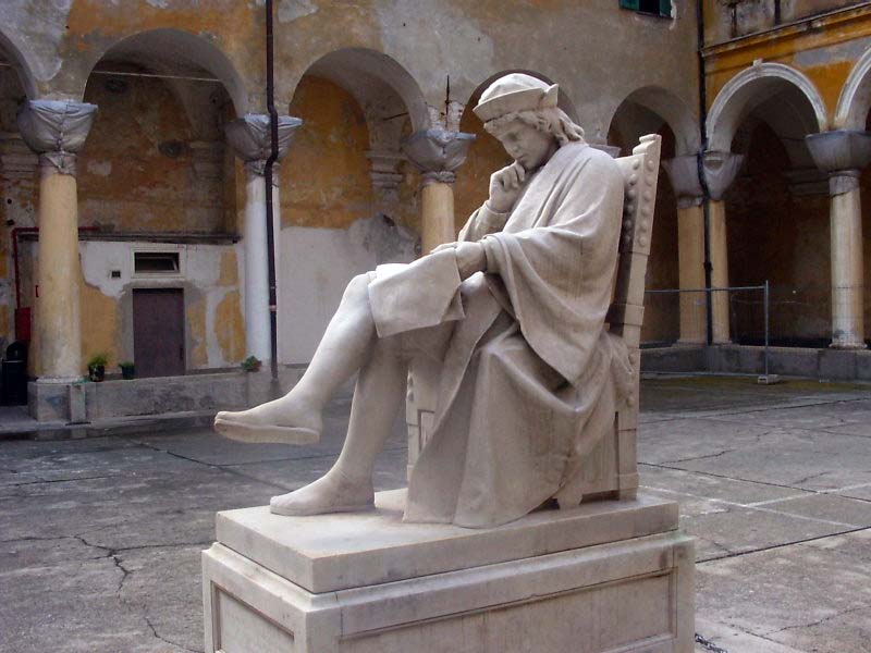 Angela-Tadini, Francesco Caronis statua di Cristoforo Colombo a Genova (2009). Bron: Wikimedia Commons (CC BY-SA 3.0)