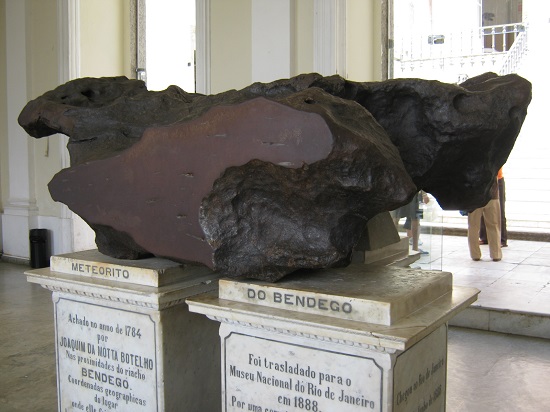 Bendegó meteoriet Nationaal museum brazilie