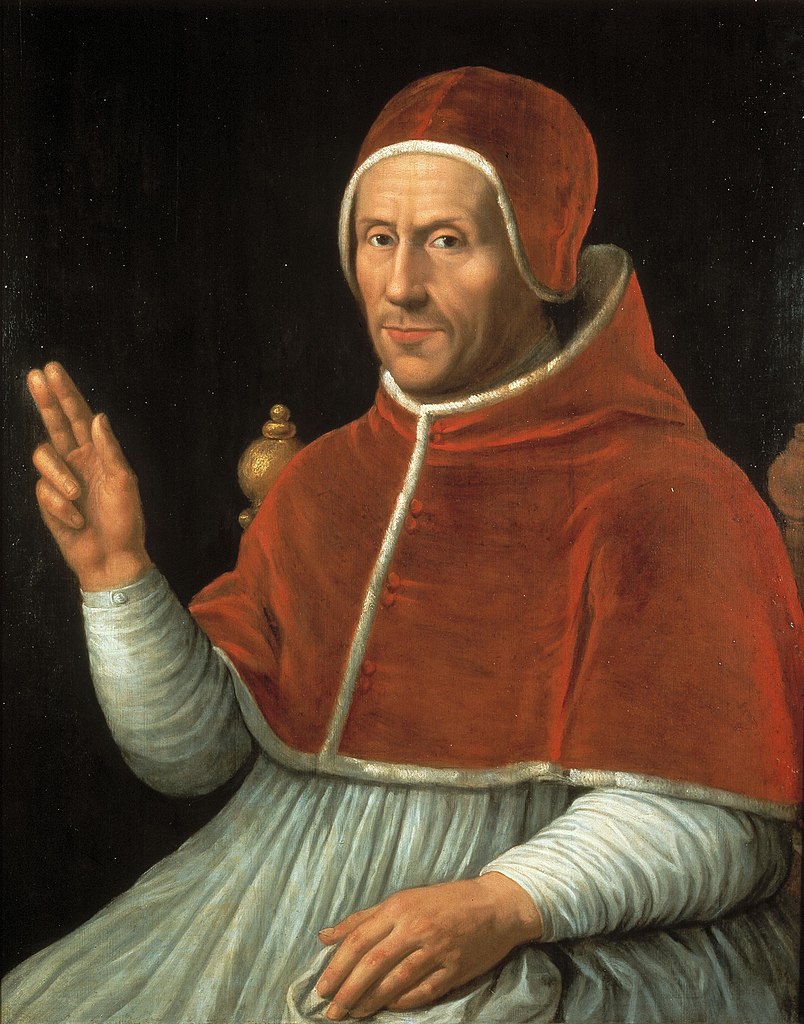 Jan van Scorel, Portrait of Pope Adrian VI (1523). Bron: Wikimedia Commons (PD)