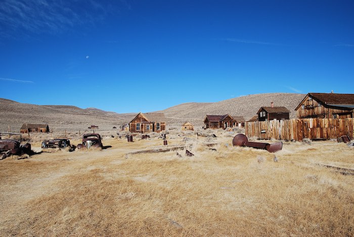 Misphan, In the ghost town of Bodie, California (2009). Bron: Wikimedia Commons (CC BY 2.0)