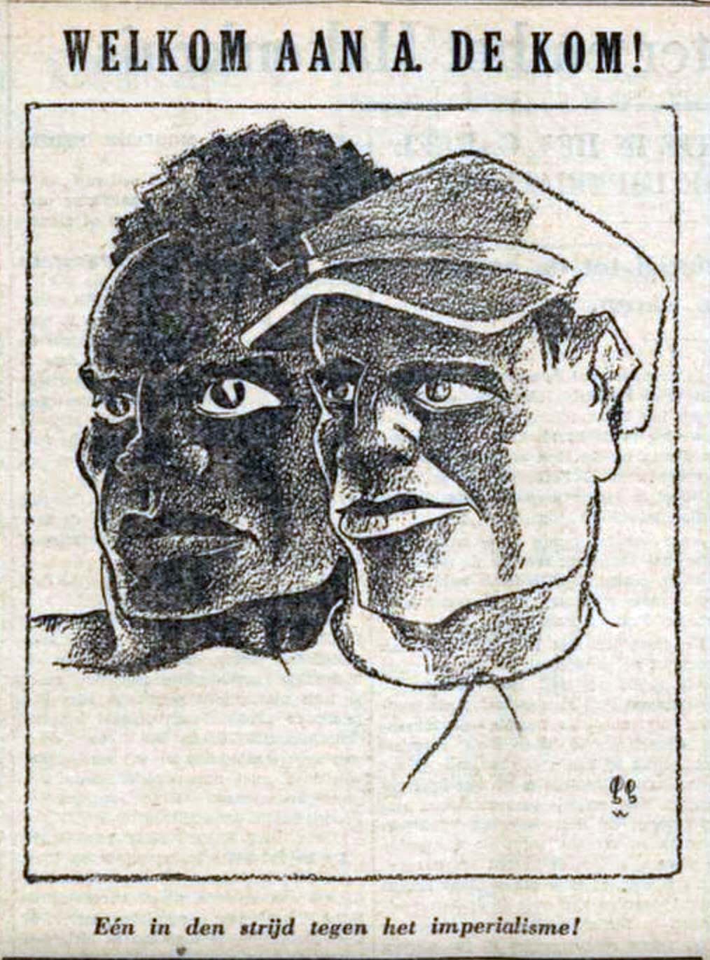 Onbekende maker, Anton de Kom in De Tribune (27 mei 1933). Bron: Delpher (PD)