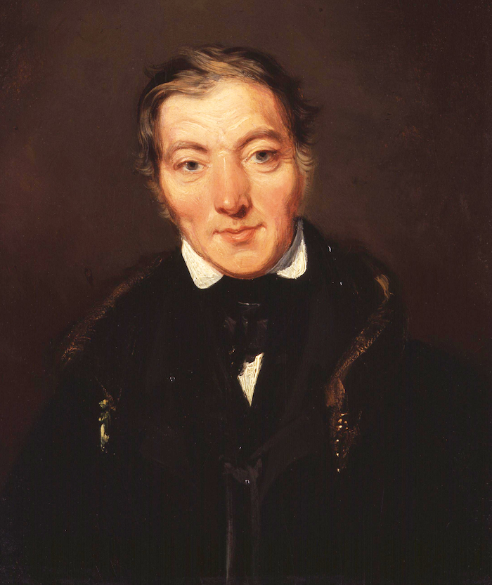 William Henry Brooke, Portrait of Robert Owen (1834). Bron: National Portrait Gallery
