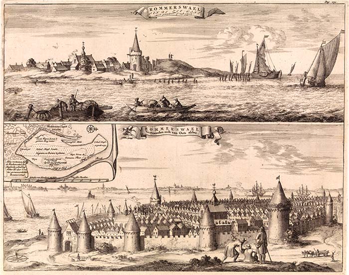 Jan Luyken, Rommerswael (1634). Bron: Rijksmuseum Amsterdam (PD)